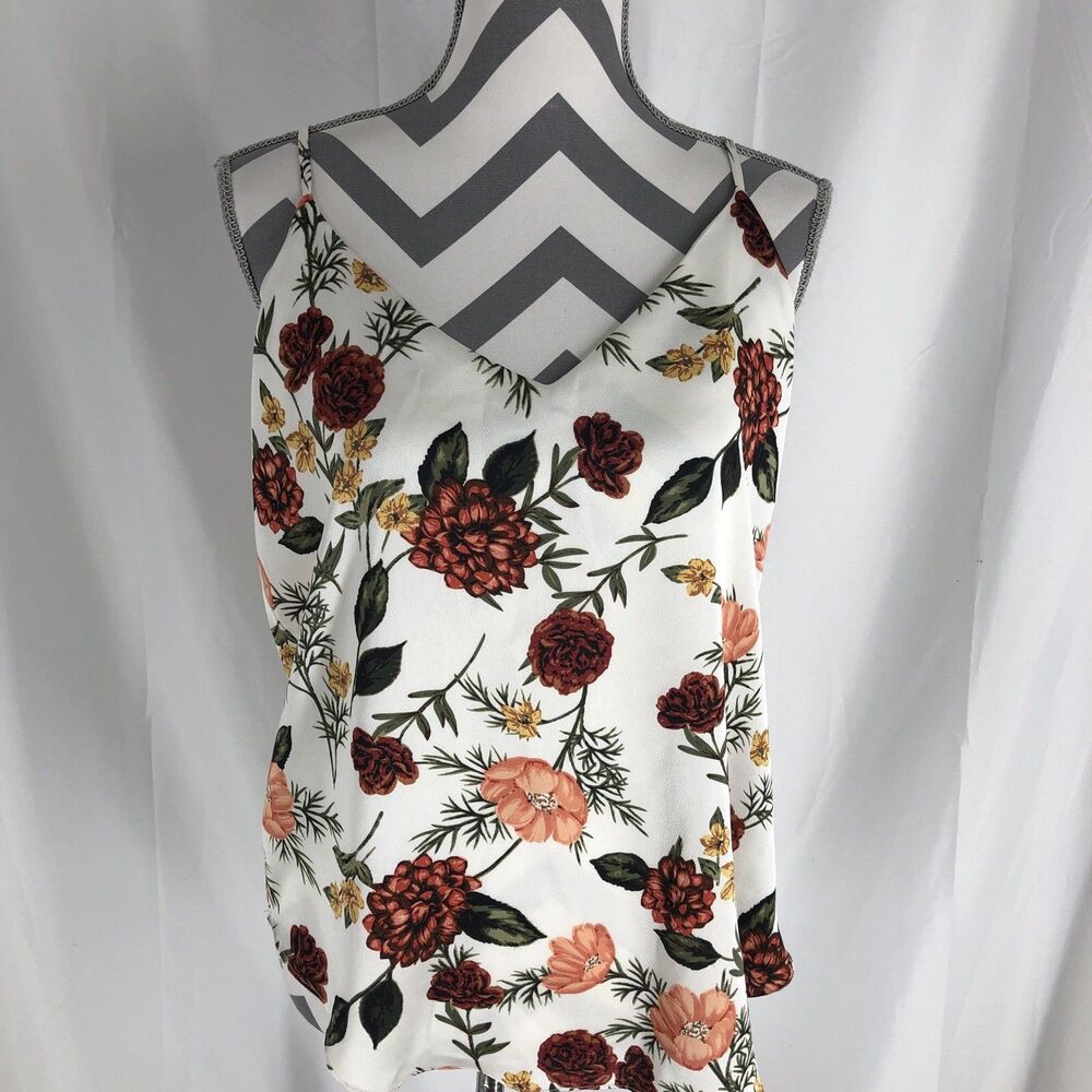 Summertime Tahari Top Cami Blouse Sleeveless Sz Medium